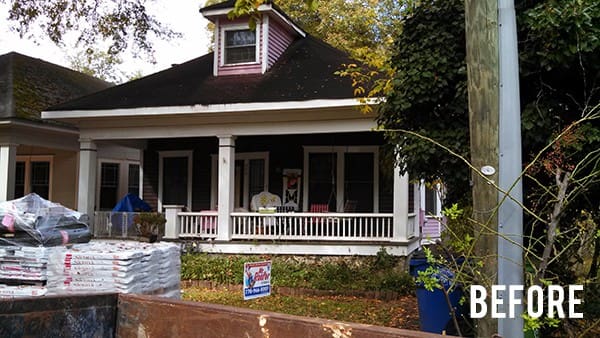 atlanta roofing remodeling before