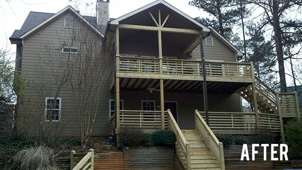 dallas after porch addition roofing remodeling