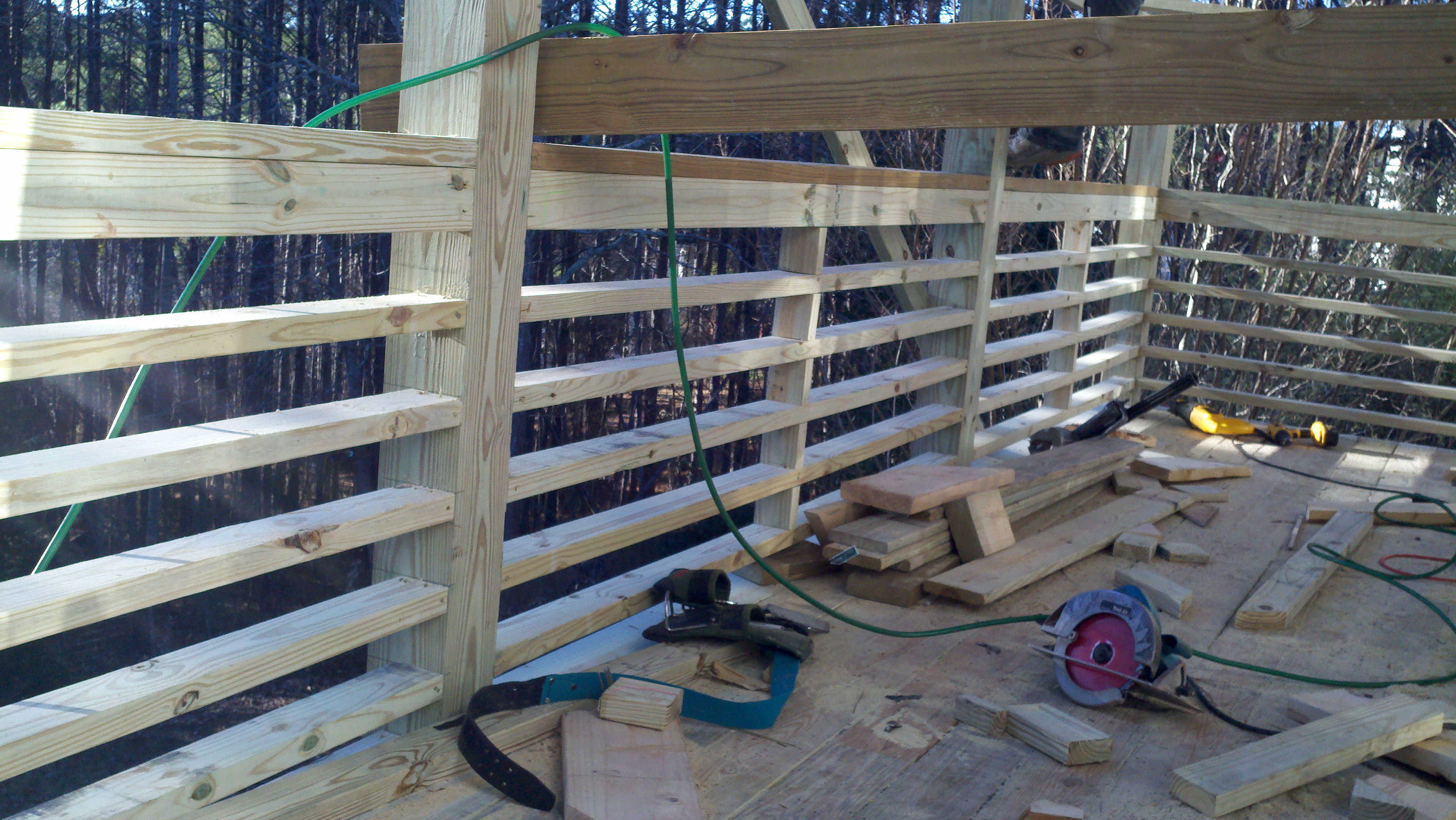 dallas porch railing addition