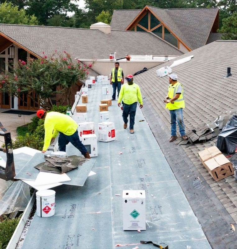 Commercial Roof Repair with Skilled Crew